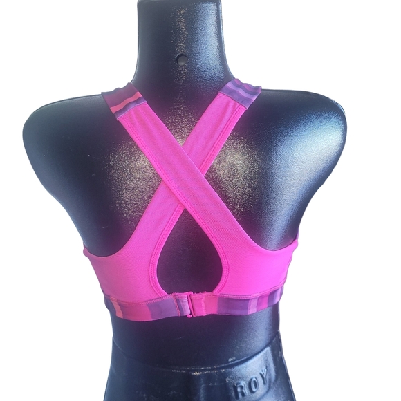 Brooks Pink and Purple Moving Comfort Sports Bra M - Picture 6 of 7